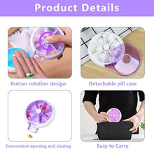 Cute 7-Day Pill Box Dispenser – Portable 7-Grid Medicine Organizer (1 Pc)
