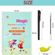 Magic Copybook Set of 4 – Reusable Handwriting & Drawing Books for Kids, Students | Practice Writing, Math & Sketching
